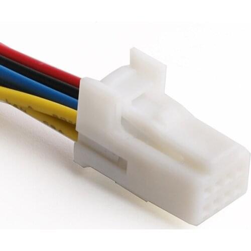 8pin auto electric wire terminal cable harness unsealed connector 1376352-1 For BYD Song data recorder reading lamp Connector