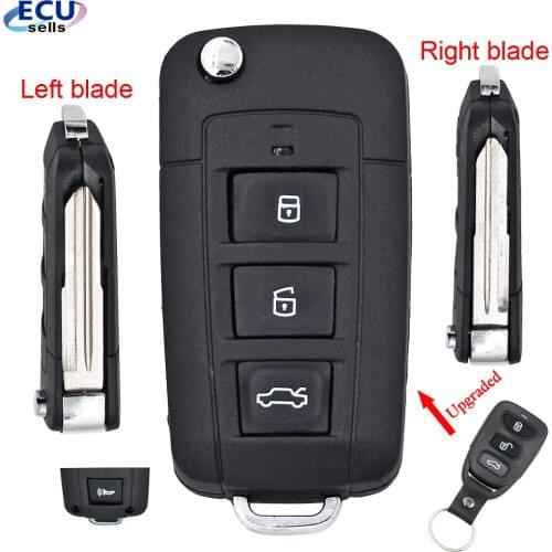 3+1 Buttons Remote Flip Folding Key Shell Case For Kia Cerato Forte Spectra Optima with Left / Right Blade 4 Button