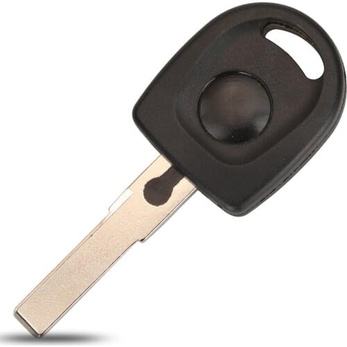 Jingyuqin 100pcs/lot 1Pcs Transponder Key Case With ID48 chip For VW Polo Golf for SEAT Ibiza Leon for SKODA Octavia Chip shell