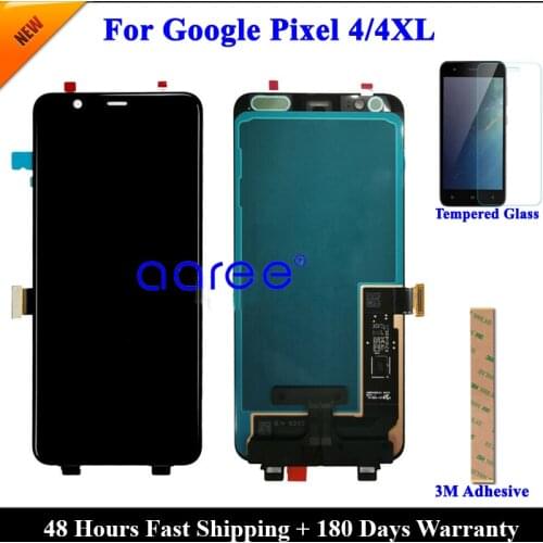 100% tested Super AMOLED For HTC Google Pixel 4 XL LCD For HTC Google Pixel 4 Display LCD Screen Touch Digitizer Assembly