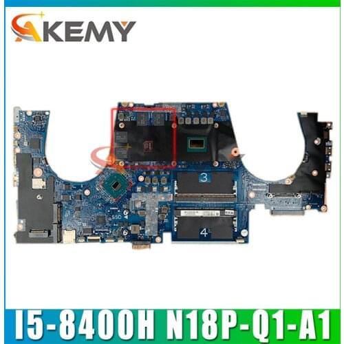 For HP zbook 15 G5 Laptop Motherboard With I5-8400H CPU L28691-601 DA0XW2MBAG0 N18P-Q1-A1 P1000 4GB DDR4 100% Tested Fast Ship