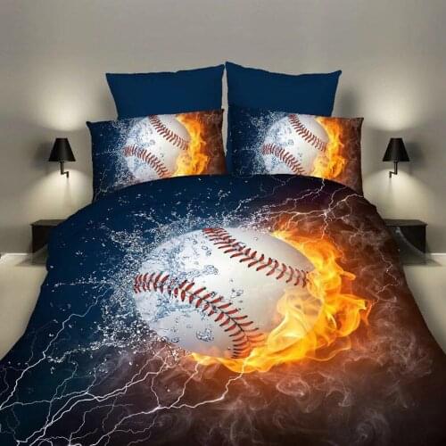 Drop Shipping 3/2pcs 3D basketball Printed Bedding Sets Queen Size 2pcs/3pcs Duvet Cover Set Bed Linen Quilt Cove Boy gife