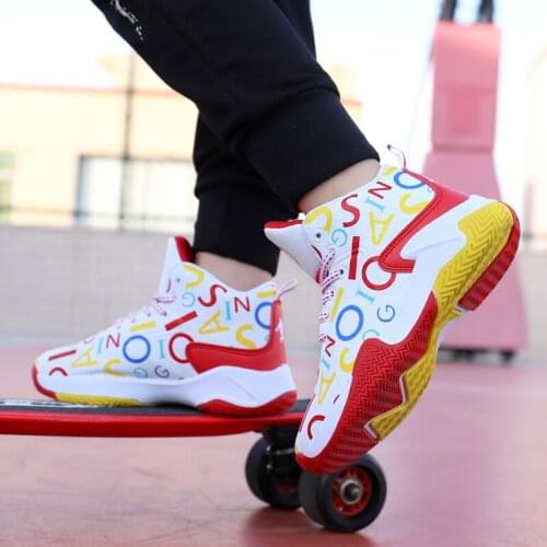 Summer Breathable Sneakers Children Basketball Shoes for Boys Sneakers Non-slip New Kids Shoes Boys Sport Shoes Basket Chaussure