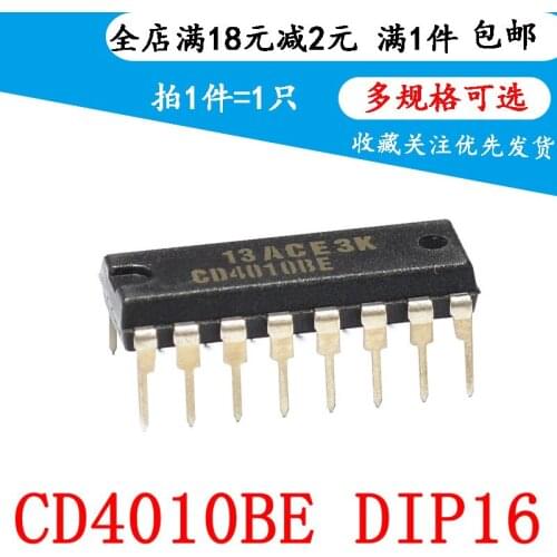 New original cd4010be HCF / hef4010 DIP16 buffer hexadecimal converter in stock (5PCS)