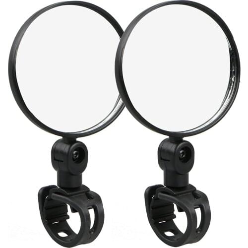A pair of mini bicycle rearview mirrors Folding rear view mirror
