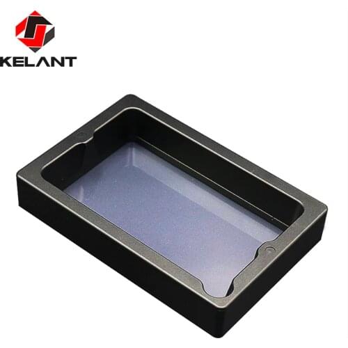 Kelant Anodized Aluminium Resin Vat Tank for Orbeat 3d Printer Fully Metal Frame and Durable FEP film and steel ring installed