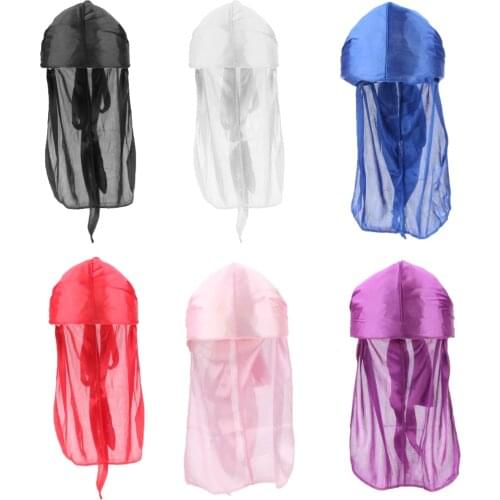 Women Men Silky Hair Loss Chemo Beanie Durag Unisex Muslim Bandana Turban Cap