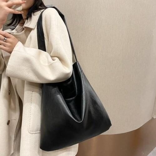 Women Handbag Large Capacity Shopping Bags Pu Leather Big Totes Casual Female Shoulder Bags