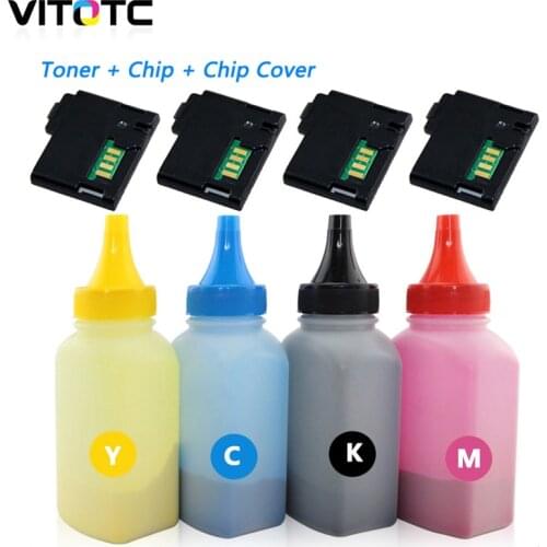 Toner Powder For Dell 1250 1250c 1350 1350cnw 1355 1355cn 1355cnw Color Laser Printer Toner Powder With Toner Chips + Chips Cap