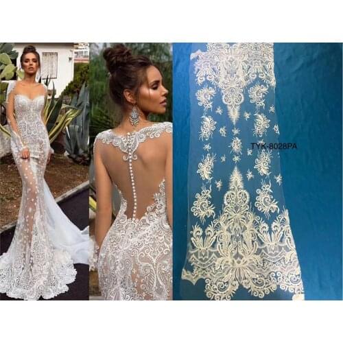 Embroidery mesh tulle lace fabric star pattern African lace fabrics wholesale for wedding 5 yards/Lot