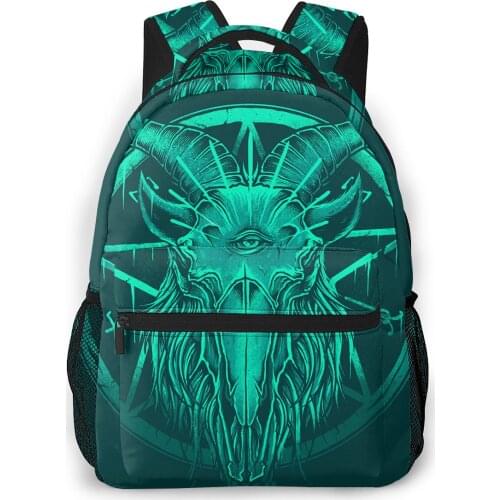 Women Backpack with Multiple Using Women Backpacks Baphomet Female School Bag Girls Travel Bag