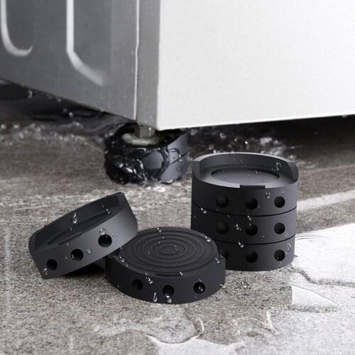 4Pcs Anti Vibration Feet Pads Washing Machine Rubber Mat Anti-Vibration Pad Dryer Universal Fixed Non-Slip Pads