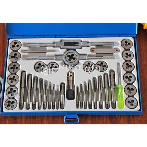 40PC of M3-M12 manual tap and die set