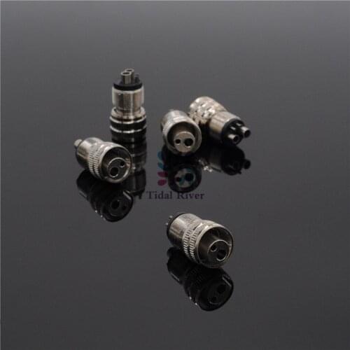 5Pcs Dental High Speed Handpiece Tubing Adapter Changer 4 to 2 Holes
