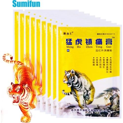 64pcs Hot Sale Tiger Balm Medical Plaster Arthritis Back Cervical Joint Knee Body Pain Relaxation Plaster Rheumatoid Patch