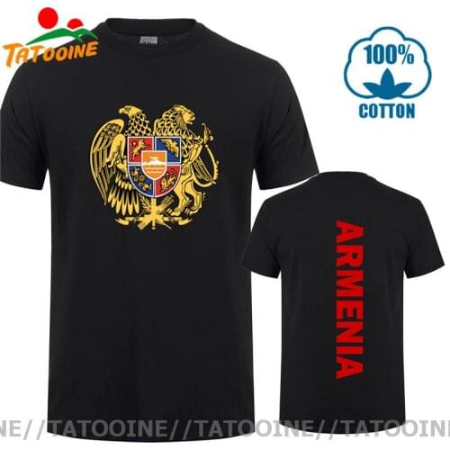 ARMENIA t shirt free custom made name number photo black logo red black tees arm country t-shirt armenian nation flag am clothes