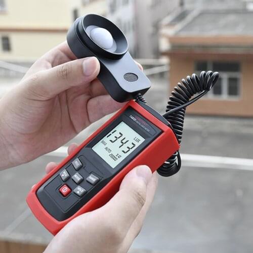 TA8131 Lux Meter Digital Luxmeter Professional Luxometer LCD Light Meter Handheld Split Type Illumination Photometer HABOTEST