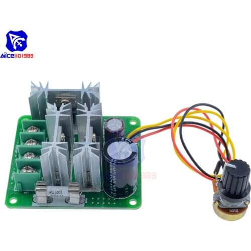 Diymore DC Motor Speed Controller Module DC 6 -90V 15A Pulse Width Voltage Regulator Adjustable PWM Speed Control Board
