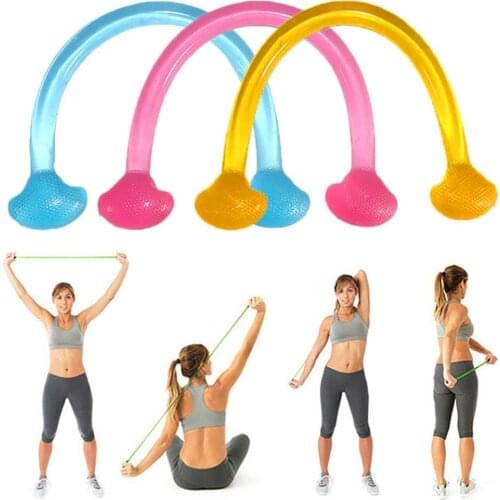 Yoga Pilates Elastic Pull Rope Gym Fitness Workout Silicone Resistance Band Health Yoga Training Accessories