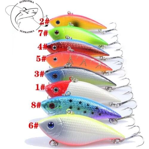 Artificial VIB Wobblers 7cm/11g Fishing Lure Hard Bait Diving Depth 0.5-2.5M Anti-Corrosion Bionic Plastic Fishing Bait
