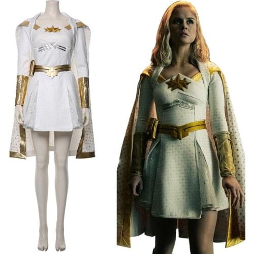 The Boys Annie January Cosplay Costume Cape Cloak Suit Dress For Women Halloween Costumes