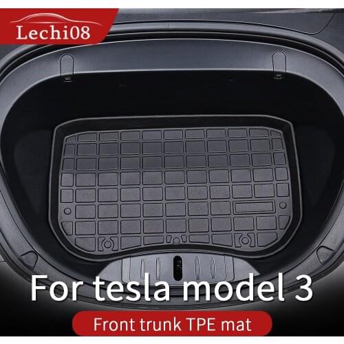 TPE For Tesla model 3 trunk mat 2016-2019 Tesla model 3 accessories model 3 tesla three tesla model 3 /accessoires model3