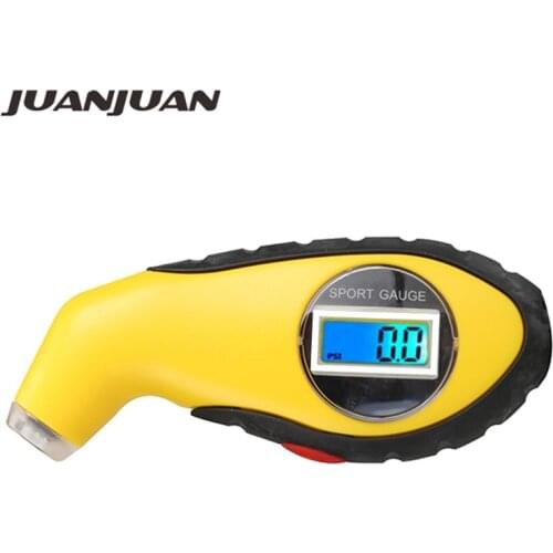 Tyre Air Pressure Gauge Meter Electronic Digital LCD Car Tire Manometer Barometers Tester Tool For Auto Car Motorcycle 13%off
