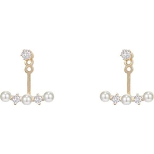 Fashion new simple personality small earrings a two wear earrings Korean style elegant high quality Earrings