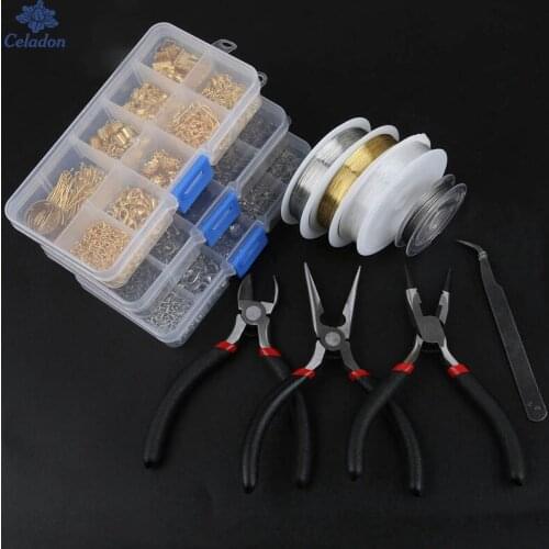 New Fashion Single ring/Lobster clasp/tail clip chain/buckle receptacle of sheep/ 9/T needle For DIY Jewelry Findings Making Box