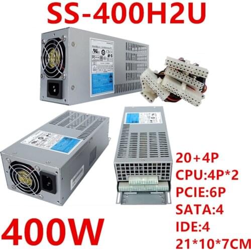 New Original PSU For SeaSonic 2U 400W Power Supply SS-400H2U ST-P0350WAB