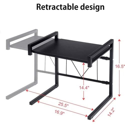 2 lay Oven Organizer Kitchen Microwave Oven Shelf Metal Multi Function Stand Microwave Oven Rack Microwave Oven storage rack