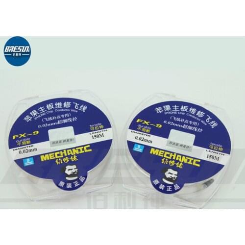 MECHANIC FX-9 Flying Wire Mobile Phone Motherboard Repair 0.02mm Fying Wire Special IC Welding for Fingerprint Rework