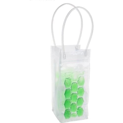 PVC Wine Bottle / Ice Bag Rapid Cooler Cool Can Cooling Gel Holder Gift Party 85DA
