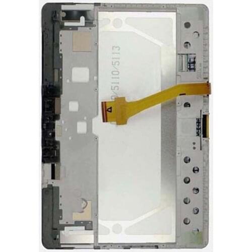 For Samsung Galaxy Tab 10.1 P5100 P5110 Black / White Touch Screen Sensor Digitizer Glass + LCD Display Panel With Frame