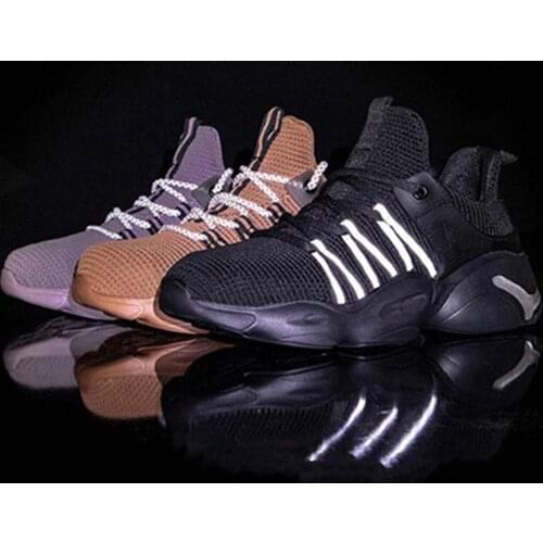 Reflective Men Women Safety Shoes Breathable Protection Shoes Steel toe Soft Anti puncture Non-slip Workplace Shoes Sneaker