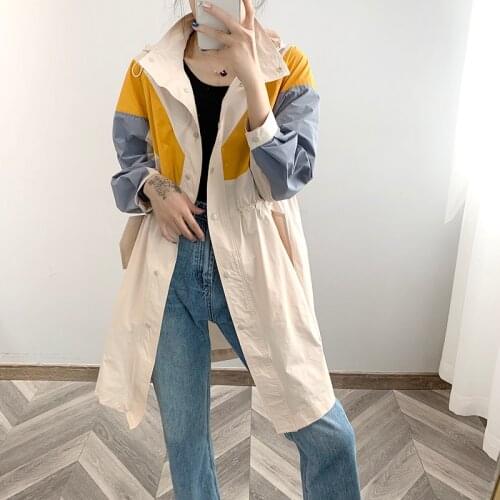 Wangxiangqian Women's Classic Trench Coats