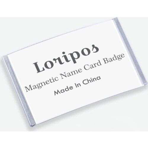 10pcs Chest Card Exhibition Office Staff Id Name Badge Holder Plate Business Name Holder pin Fastener