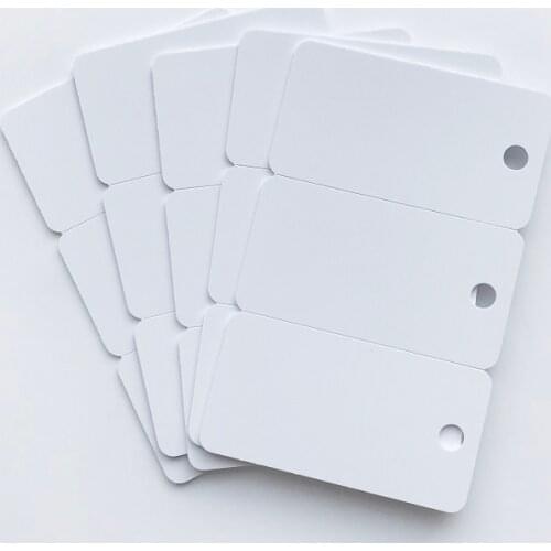 10pcs/Lot White Plastic Blank Inkjet Printable 3up PVC Card for Key Card /Member Card Printing by Epson or Canon Printer