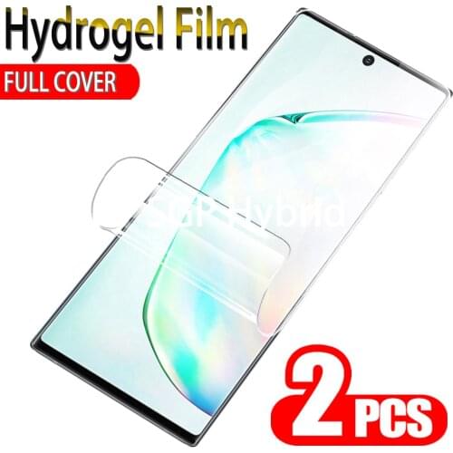 2PCS Hydrogel Film For Samsung Galaxy Note 10 Lite Plus Screen Protector Display Protective Film For samsung note 10 lite plus