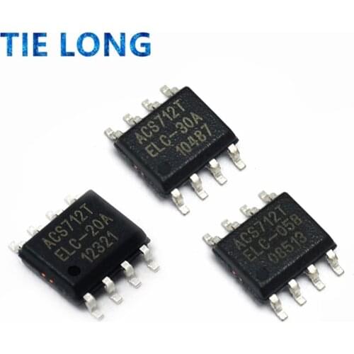 2pcs ACS712ELCTR-20A SOP-8 ACS712-20A ACS712T ACS712TELC-20A ACS712 SOP ACS712ELCTR-05B ACS712ELCTR-30A ACS712ELC-30A