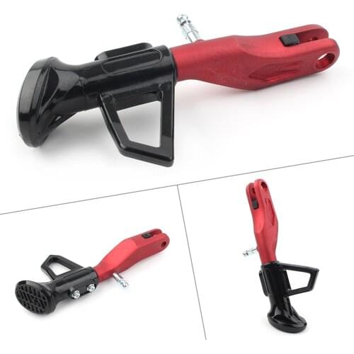 CNC Aluminum Adjustable 18-21CM Motorcycle Universal Kickstand Foot Support Side Stand