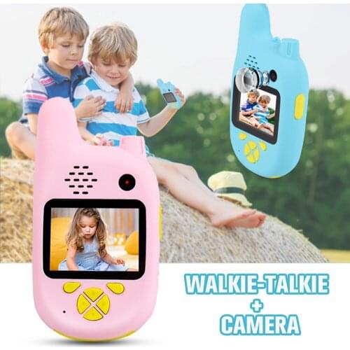 Kids Walkie Talkie Funny Kids Toys With Camera Camcorder HD Mini Video MP3 Player interactive Game Electronic Toys Children Gift