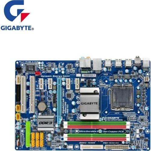 For Gigabyte GA-EP43T-UD3L EP43T-UD3L Motherboard LGA 775 For Intel P43 Used Desktop Mainboard USB2.0 SATA2