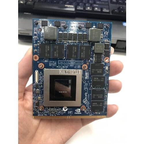 For DELL Alienware M17X R5 M18X R3 laptop JH9PP 0JH9PP N15E-GX-A2 GTX880M GTX 880M DDR5 8GB graphics card