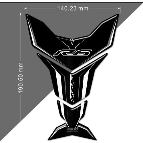 For YAMAHA YZF-R6 YZFR6 YZF R6 Tank Pad Stickers Decal Protector Fairing Emblem Badge Logo R6 Knee 2015 2016 2017 2018 2019 2020