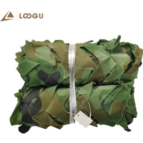 LOOGU Large Size Camo Netting High Quality Reinforced Camouflage Nets Military Hiding Mesh White Blue 6x9 6x10 7x7 7x8 7x9 7x10