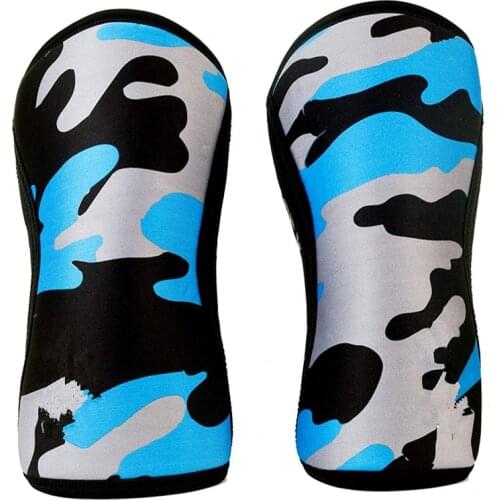 Knee Sleeves for Weightlifting (1 Pair) Premium Support & Compression - Powerlifting & Crossfit - 7mm Neoprene Sleeve