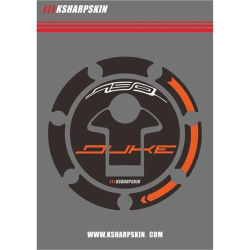 Tank sticker motorcycle sticker 3D air cap pad fill cover decal for KTM DUKE790