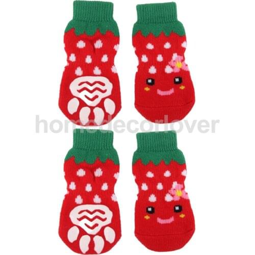 New Puppy Dog Cute Cartoon Non-Slip Socks Pet Slippers