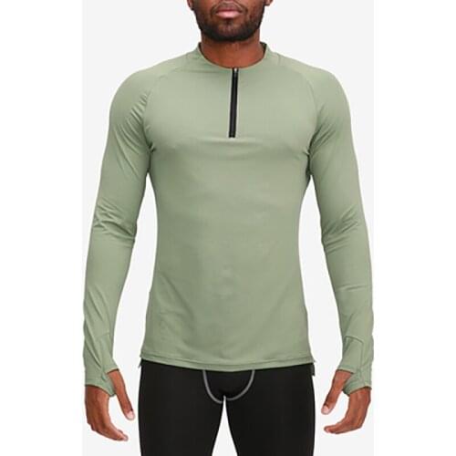 2021 New Mens Fitness Training Clothes Tight-fitting Long T-shirt Jogging Quick-drying Clothes Basketball Jersey